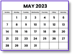 May 2023