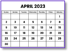 April 2023