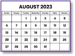 August 2023